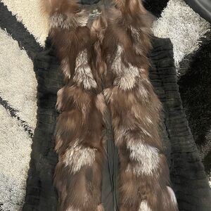 Faux Fur and Knit Vest